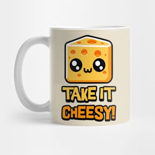 Take it cheesy! Cute Cheese Pun Mug